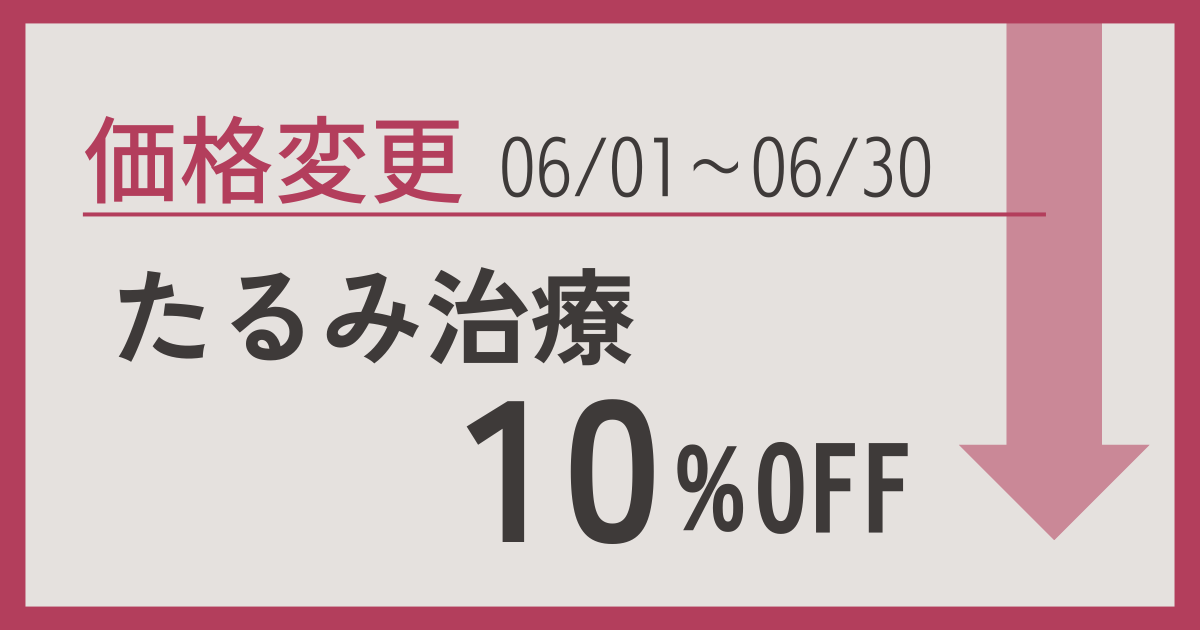 たるみ治療10％OFF